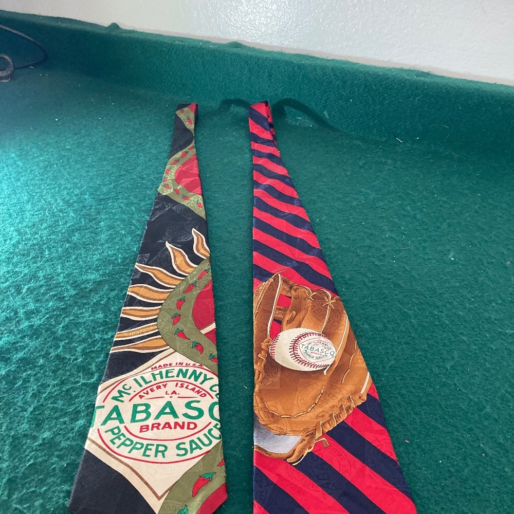 Lot of Vintage Tabasco Ties